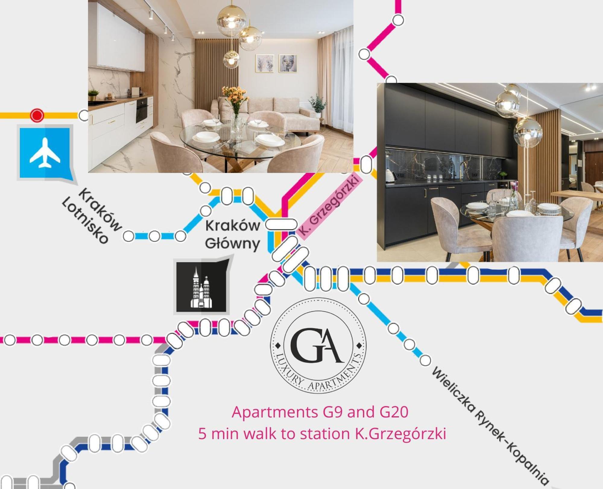 Ga Luxury Apartments G20 Krakow Luaran gambar